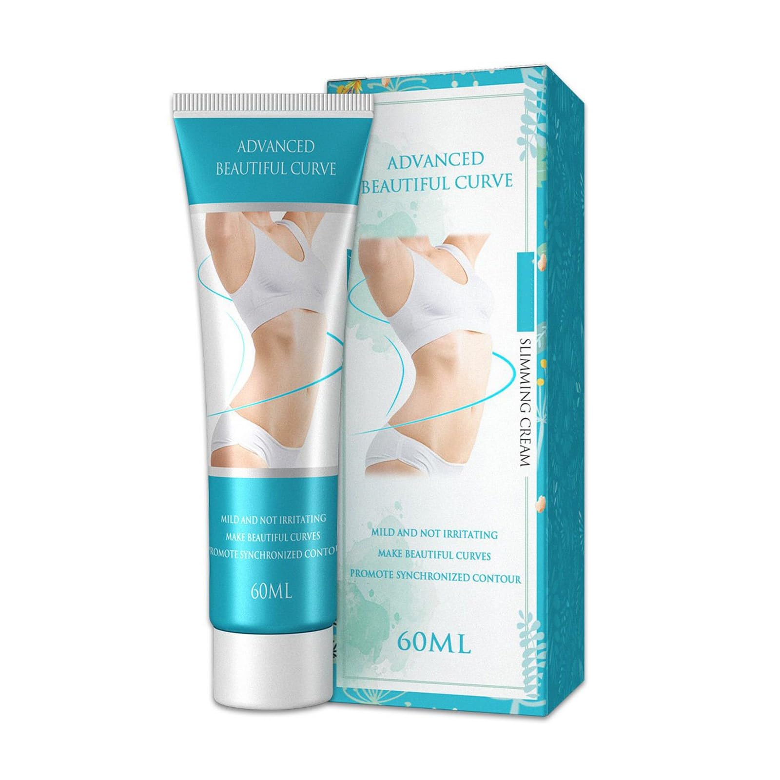 Slimming Cream Massage Cream, Fat Burning Cream Body Massage Cream Sculpting Arm Leg Body Weight Loss Firming Lightweight for Cellulite Men Women Belly Skin Care(60g)