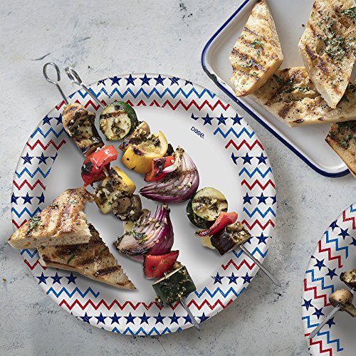 Dixie Patriotic Paper Lunch Plates, 8 1/2", 48 Ct #TOP3