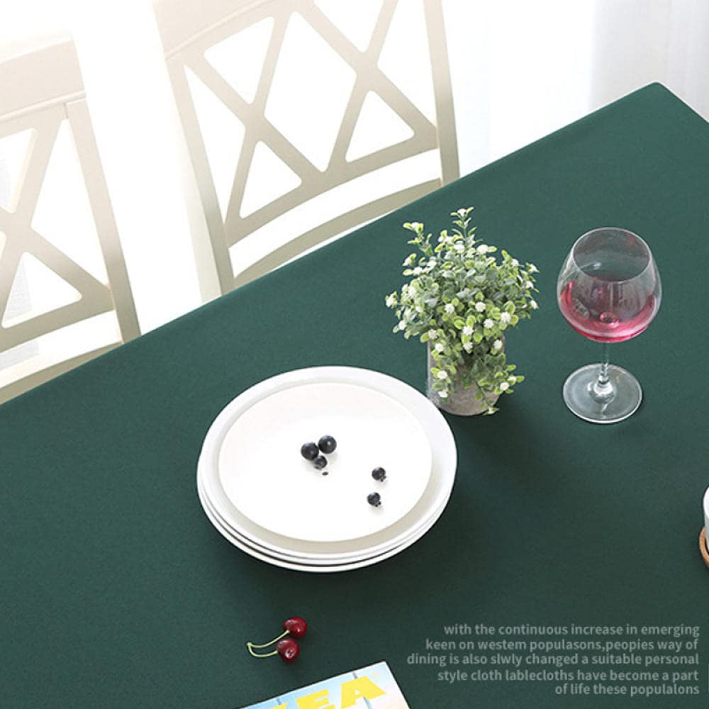 Mantel de Mesa Rectangular de Tela Manteles Durable Lavables Antimanchas para Decoración de La Mesa de Comedor Azul 200 × 360cm
