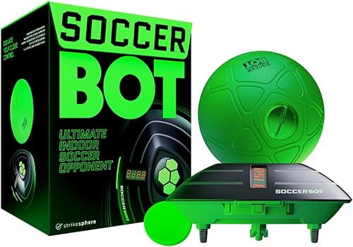 Soccer Bot - El mejor juego de fútbol interior con rastreador de puntuación y modos de velocidad, juguete de entrenamiento de fútbol