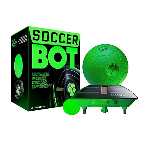 Soccer Bot - Juego de Fútbol Indoor Definitivo con Rastreador de Puntaje y Modos de Velocidad, Juguetes de Entrenamiento de Fútbol