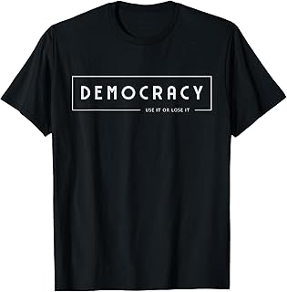 Democracy Use It Or Lose It Art Deco Vote 2020 Election T-Shirt
