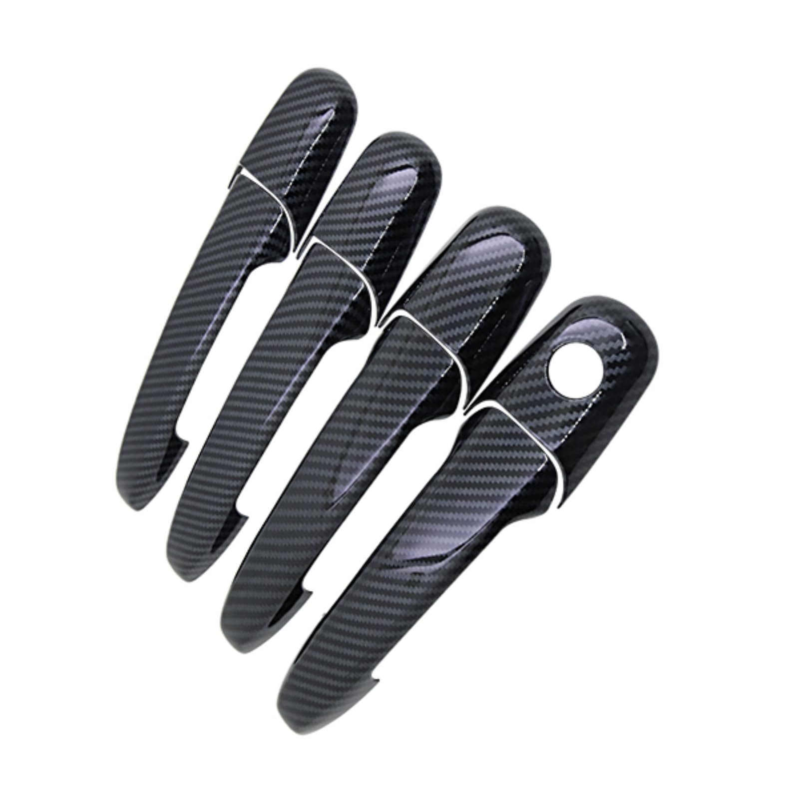 Garniture poignée de porte Mazda 3 carbone autocollant tuning BK 2005