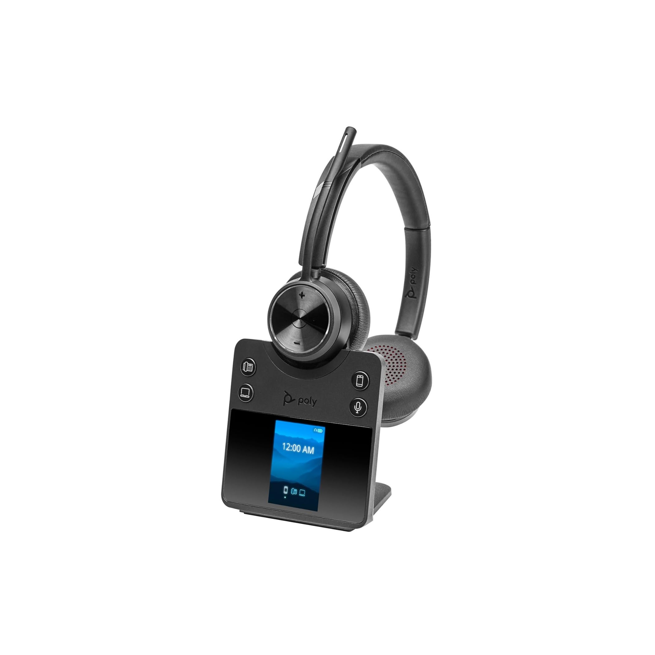 Plantronics Poly DECT Headset Savi 7420 Office binaural, Schwarz
