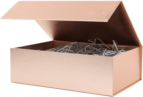 Miniatura 13 de Rsgift Cajas de regalo de graduación naranja, 11 x 7.8 x 3.5 pulgadas, con tapas, perfectas para el día de San Valentín, cumpleaños y regalos