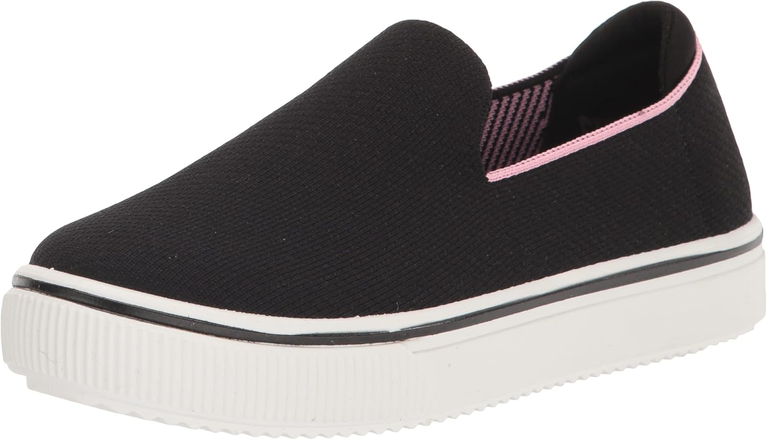 Skechers Women's Poppy 2.0-Trimmed Out Sneaker, Black, 7.5