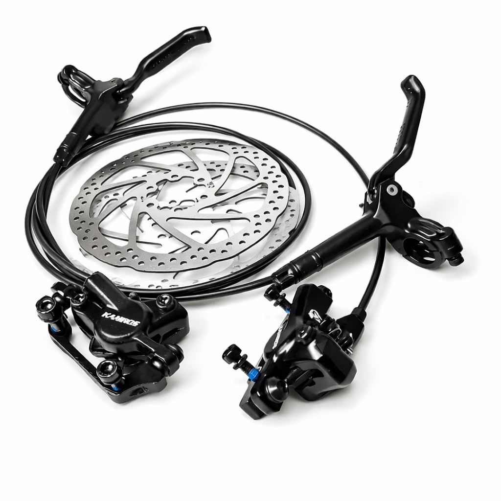 RIDERBOY Kamros Hydraulic Break Set for Cycle - Bicycle Break Set for Front and Rear Wheel | Liver and Break Set with Disc Plates for Bike | MTB Bike Hydraulic Disc Brake Set-image-17
