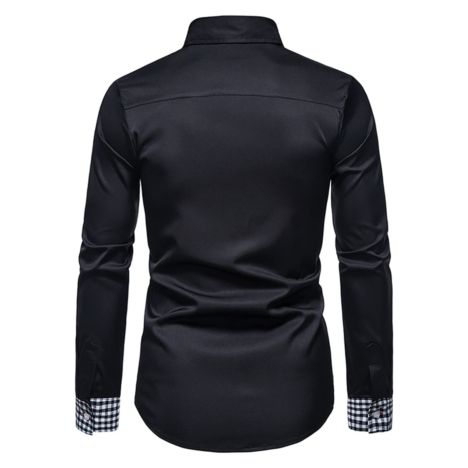 Herrenhemden Langarmhemd Formal Casual Business Hemd Hemd Knopfhemd Tägliche Party Tops