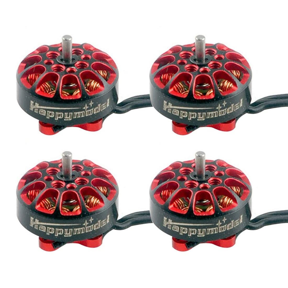 HAPPYMODEL 4PCS / 1Piece EX1203 11000KV 1S Longitud de la línea del Motor sin escobillas 70 mm / 50 mm, 1,5 mm Eje CW CCW para palillo de Dientes FPV Racing Drone 1S de 3 Pulgadas (50mm,4Pcs CCW)
