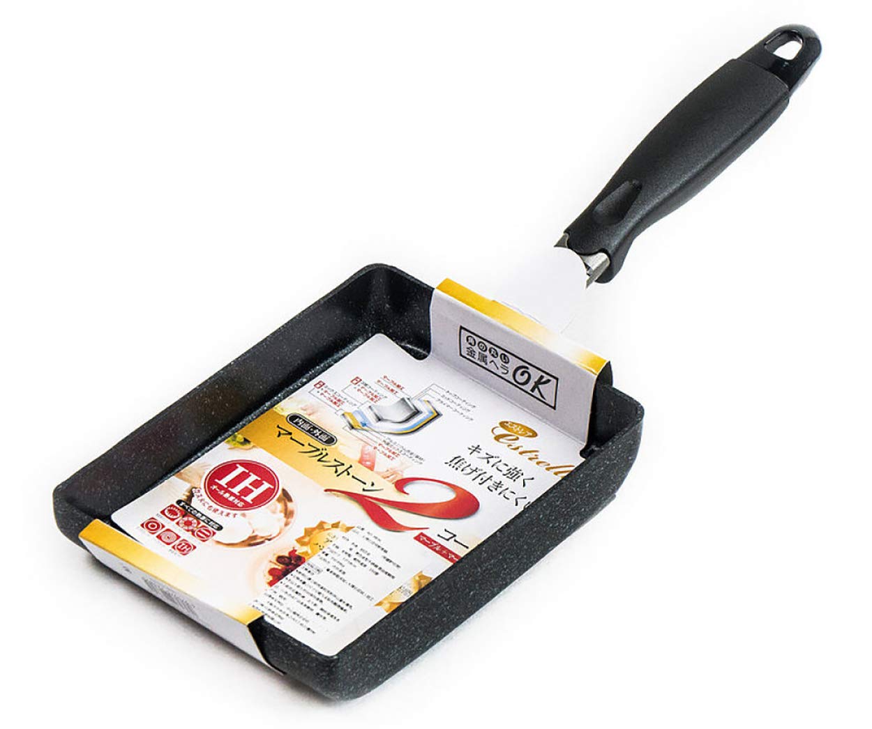 Tamagoyaki Japanese Omelette Pan/Egg Pan, Colour Collection/Hard