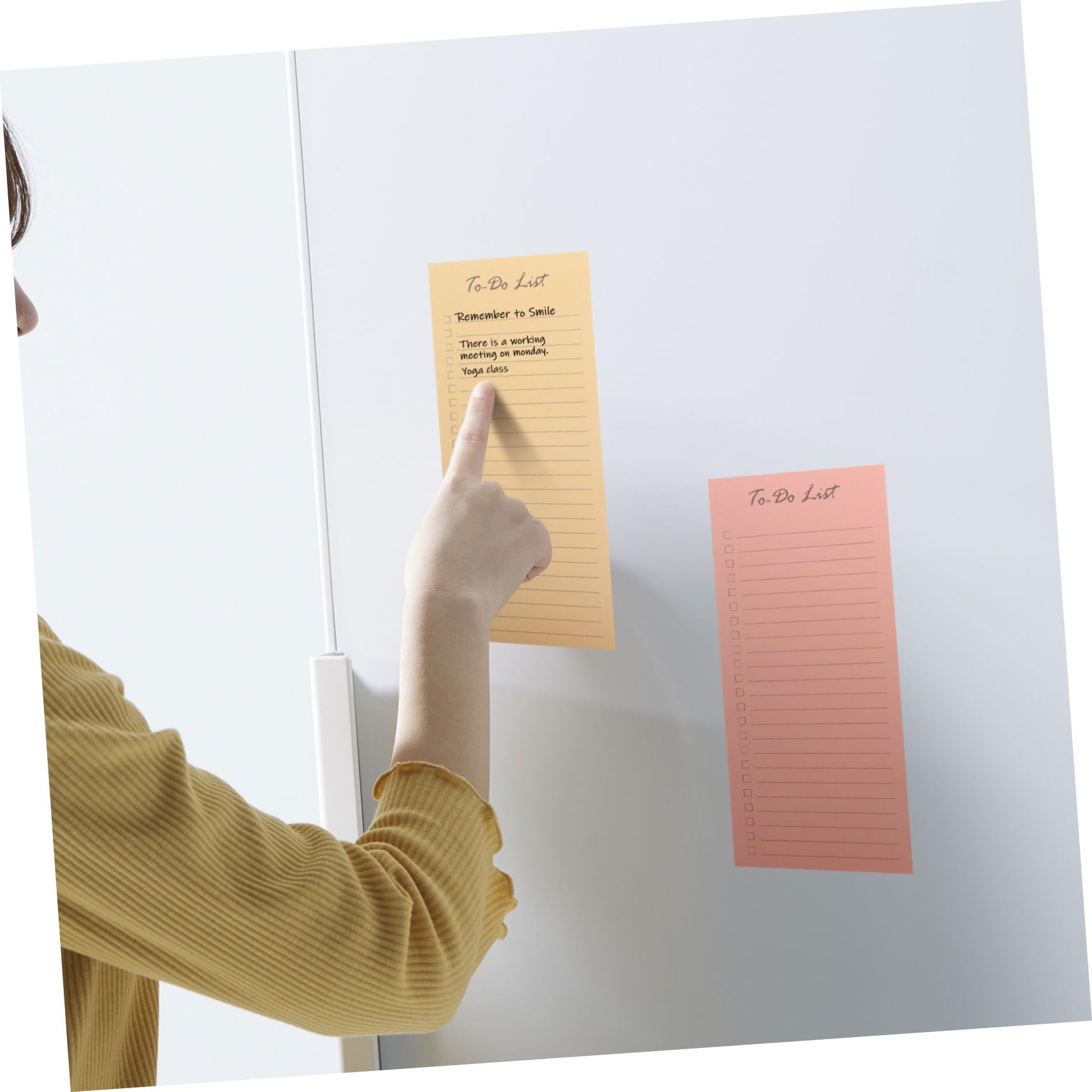 Blocco Note Adesivi To Do 10 Blocchi Carta per Appunti Giornalieri | 50 Fogli per Blocco, Organizzazione Pratica e Formato Portatile, per Scuola e Lavoro