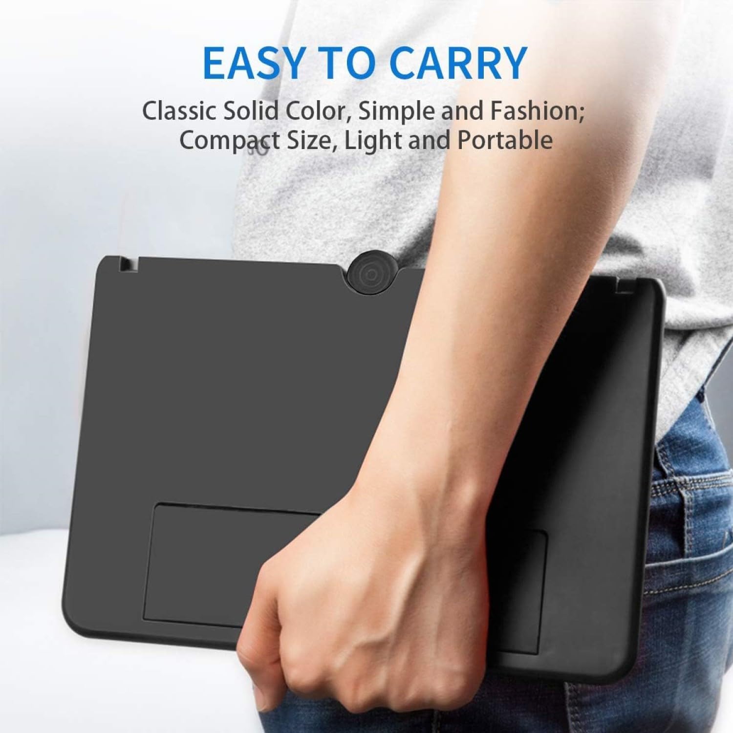Pantalla de lupa para teléfono de 18 pulgadas, amplificador de teléfono HD con soporte plegable, portátil, para videojuegos, películas 3D, proyector de teléfono, visor universal para
