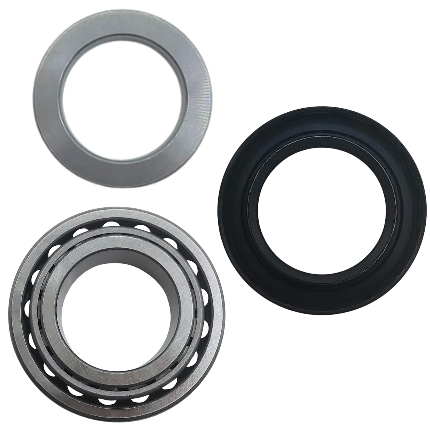 Rear Axle Shaft Wheel Bearing Inner Spacer Oil Differential Seal Kit Fit for Nissan Titan 04-07/ Frontier 05-17/ Xterra 06-15 Replace# 43252-7S200 43070-7S200 40210-7S210 (2)