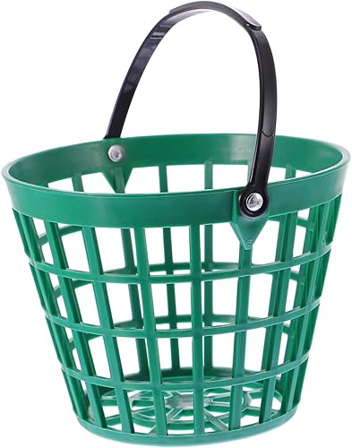 Miniatura 1 de Cesta de golf con asa, 1 cubo de golf, soporte para pelotas de golf, cesta de almacenamiento para 25 pelotas