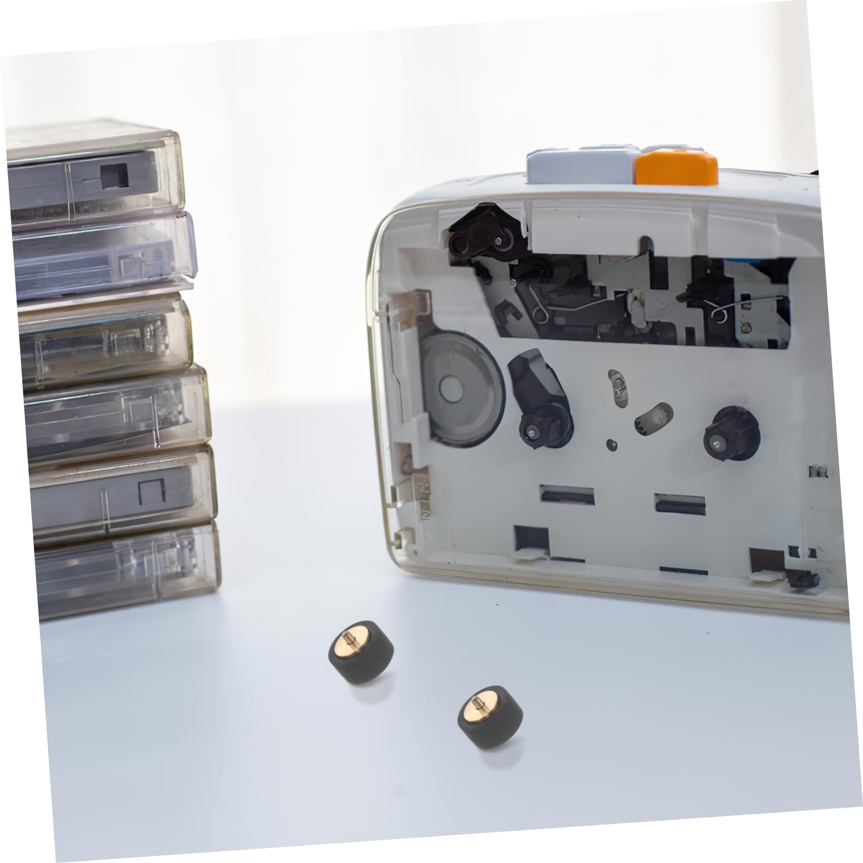 Galets Presseurs Pour Bande Magnétique - Lot De 12 Pièces - Compatible Enregistreur, Lecteur Audio, Radio - Rouleaux En Caoutchouc Souple