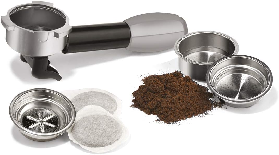 Bialetti Mokona, Macchina Caffè Espresso, Sistema Aperto (per Macinato, Capsule e Cialde),1050W, Argento Bialetti Mokona, Macchina Caffè Espresso, Sistema Aperto (per Macinato, Capsule e Cialde),1050W, Argento