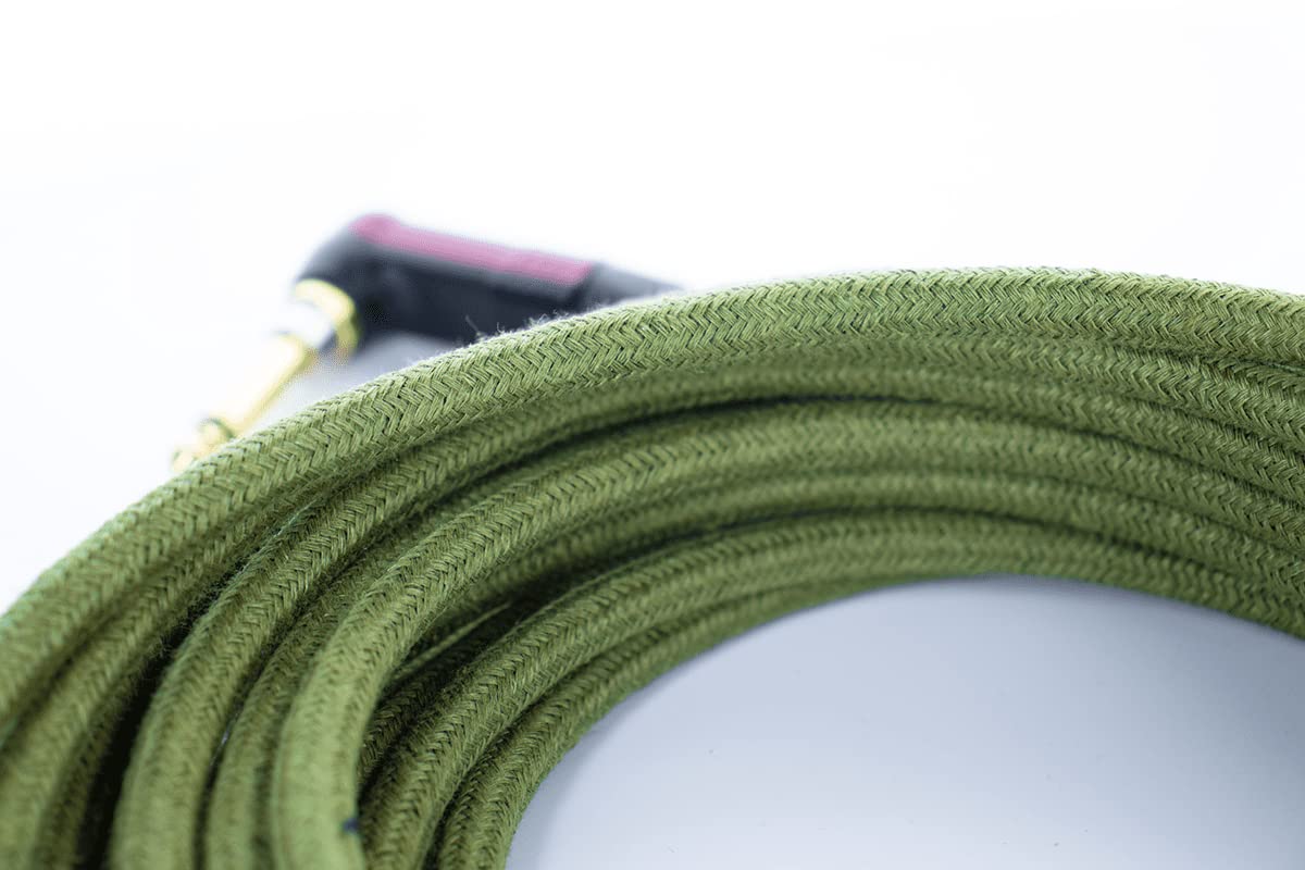 CORDIAL CABLES Gitarrenkabel 3m abgewinkelt silent Hanffasern