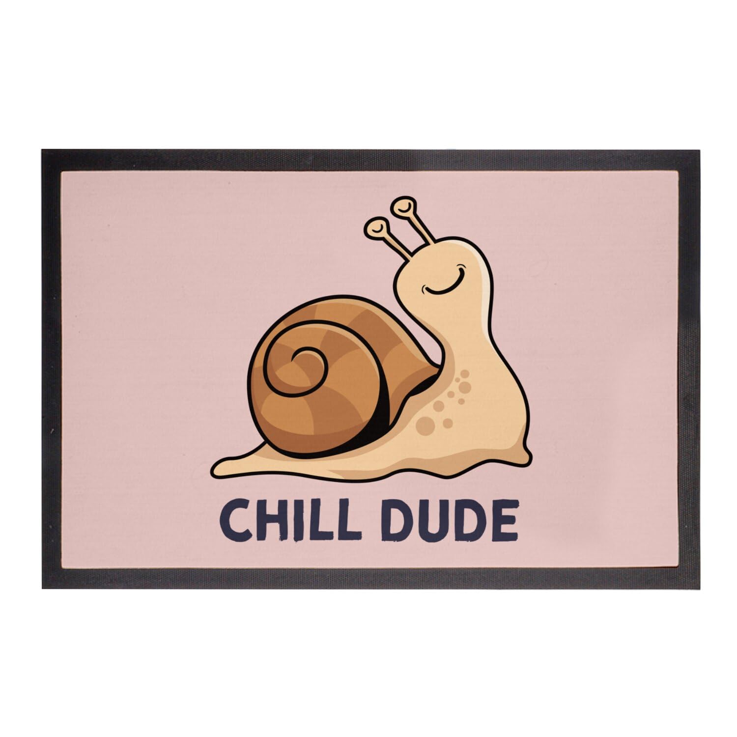 Paillasson rose Chill Dude pour une ambiance douce et drôle dès le seuil