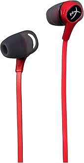 HyperX Cloud Earbuds 有線 ゲーミングイヤホン レッド インラインマイク Nintendo Switch メーカー 2年保証 HX-HSCEB-RD 在宅勤務 テレワーク ビデオ会議 リモートワーク ( 4P5J5AA )