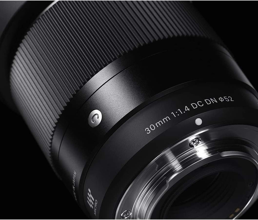 Sigma 30mm F1.4 DC DN Contemporary Lens for Sony E-Mount Mirrorless Cameras 302965 Bundle w/Deco Gear Photography Accessory Kit + 52mm UV Polarizer FLD Filter Set + Photo Video Editing Software