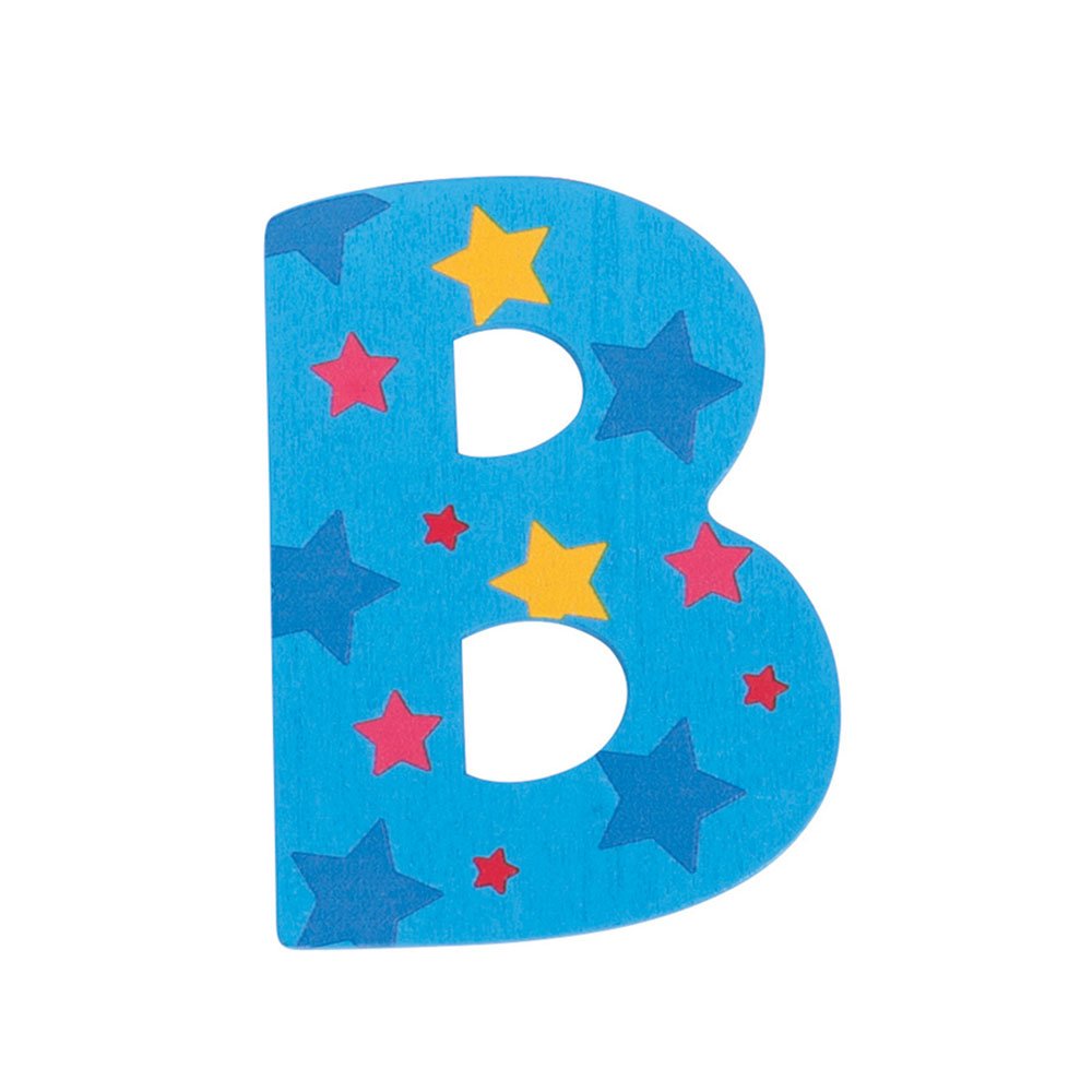 Bigjigs Toys Star Letter B (Blue)