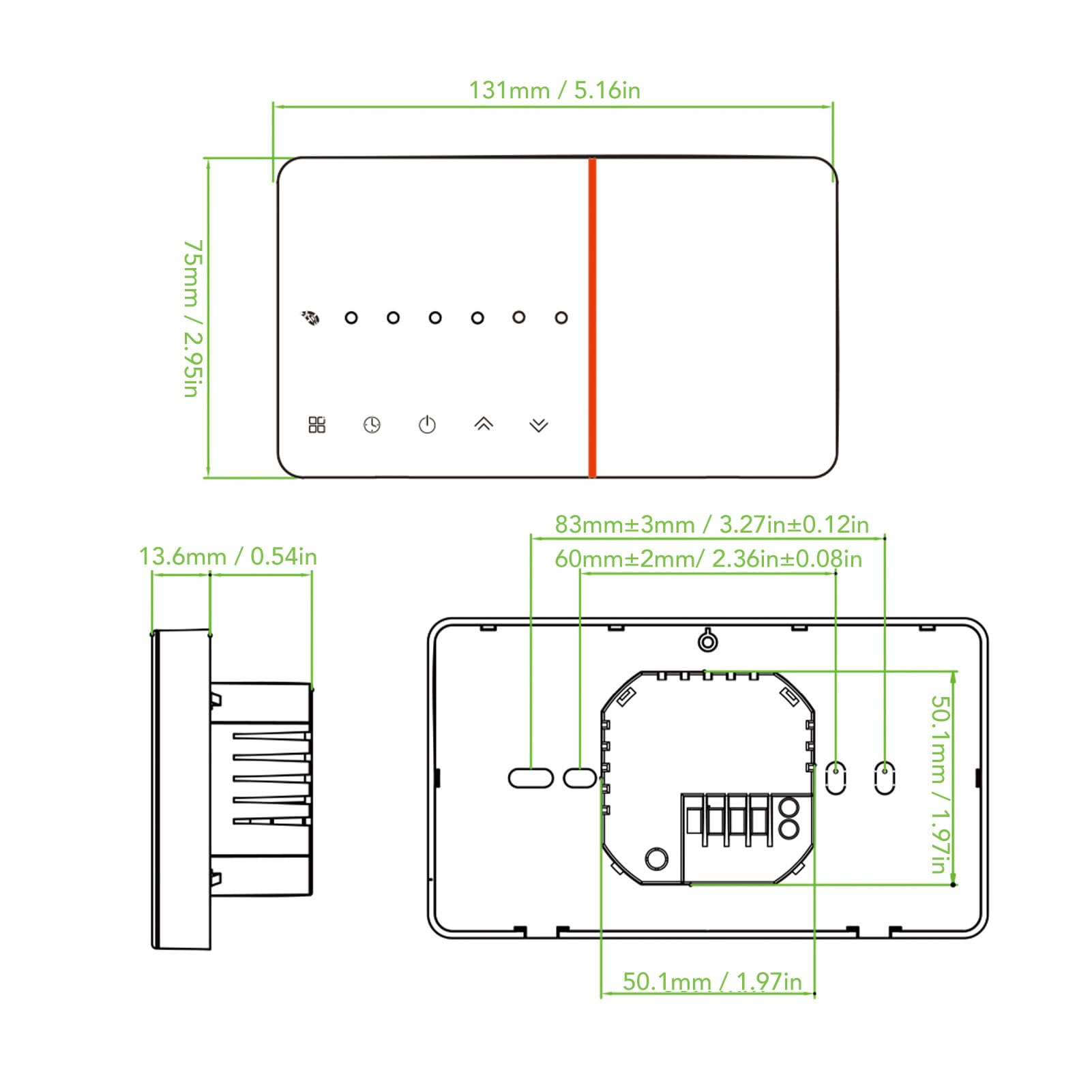 Termoregolatore Intelligente con Display LCD Modalità Timer Informazioni Meteo per Casa e Ufficio Termostato Termoregolatore per L'esperienza Tmall Genie IFTTT