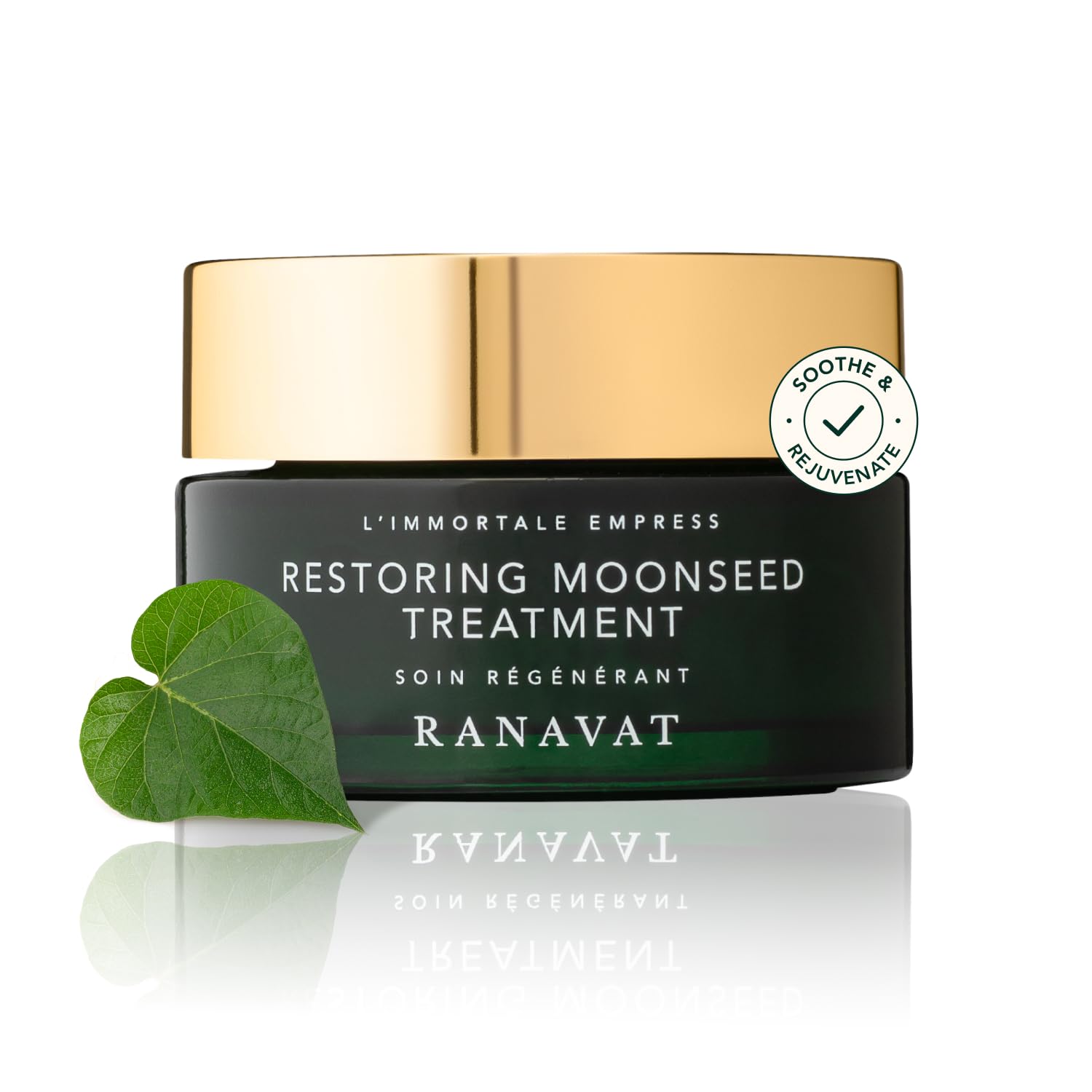 RANAVAT Restoring Moonseed Rescue Balm - Anti Aging Repairing Balm with Redness Relief & Skin Barrier Repair - Enriched with Shatavari & Bala - Suitable for All Skin Types (1.7 oz)