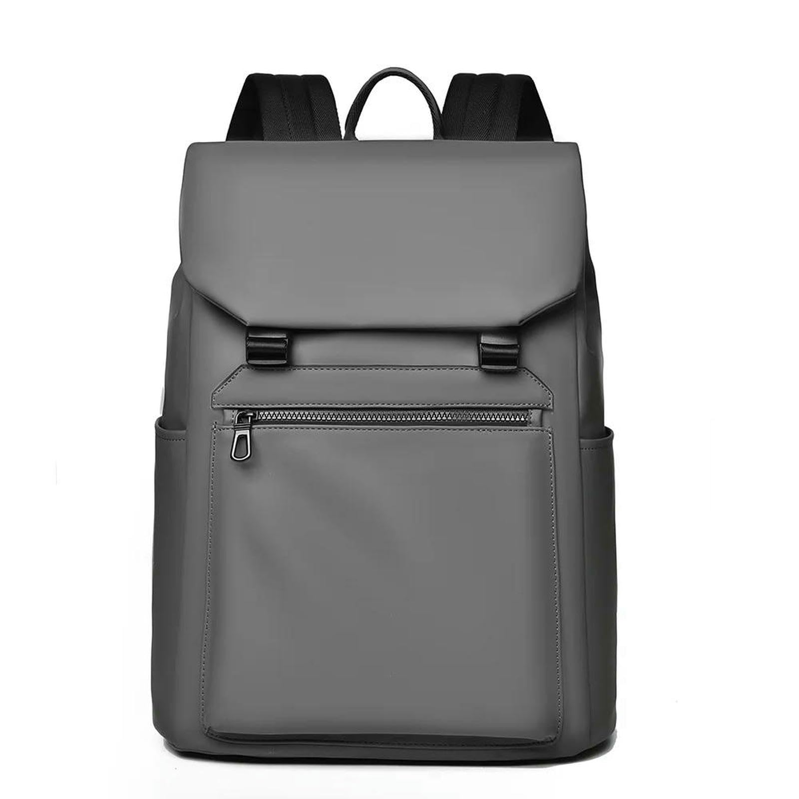 Zaino Porta pc da Lavoro per Uomo Urbano alla Moda Laptop Multifunzione di Grande capacità La Scuola-grigio-16,5 Pollici