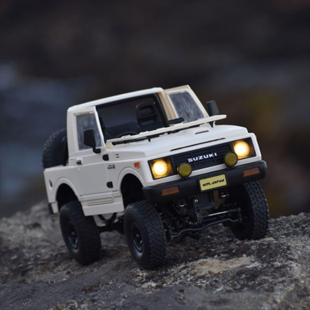 スズキ ジムニーJA11C C74-1 RTR ラジコン ホワイト 幌 おもちゃ