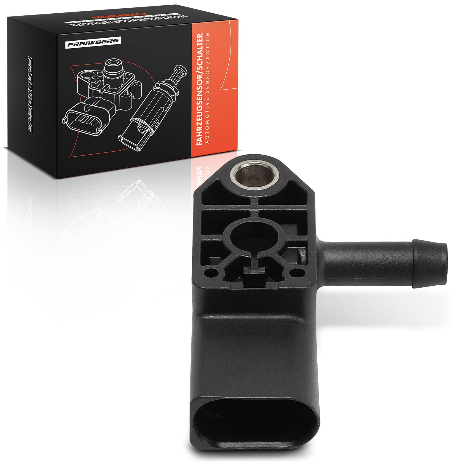 Frankberg Sensore di pressione allo scarico Compatibile con A4 8W2 8WC 2.0L 2015-2024 A5 F53 F5P 2.0L 2016-2024 A6 4G2 4GC 2.0L 2012-2018 Passa.t 3G2 CB2 2.0L 2014-2024 Replace# 04L906051C