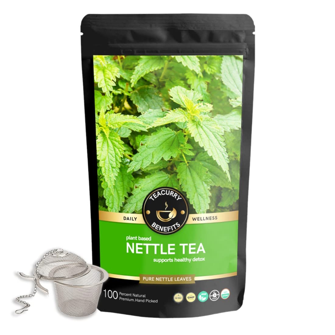 See full amazon price history chart for TEACURRY Stinging Nettle Tea (1 Month Pack, 100 Grms Loose) + Infuser - Helps with Kidney Detox, Blood Sugar, Blood Purify - Tea curry Nettle Leaf Tea - Nettle Tea TEACURRY Stinging Nettle Tea (1 Month Pack, 100 Grms Loose) + Infuser - Helps with Kidney Detox, Blood Sugar, Blood Purify - Tea curry Nettle Leaf Tea - Nettle Tea (B08HB7TJC7) Amazon Price History, Amazon Price Tracker