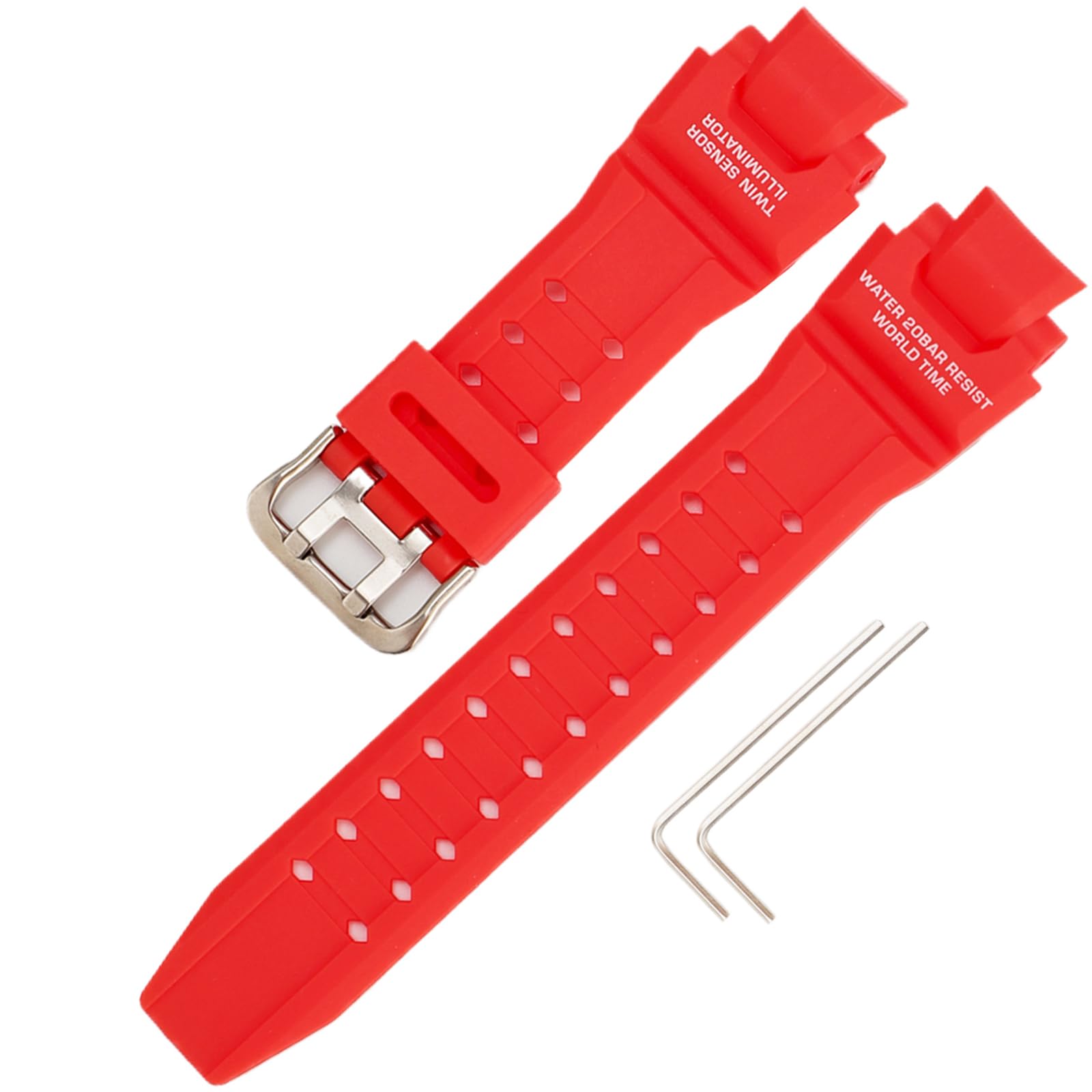 Resin Watch Band Replacement for Casio for G-Shock GA-1000 GA-1100 GW-A1000 GW-A1100 GW-4000 G-1400 Men' Sports Waterproof Black Bracelet