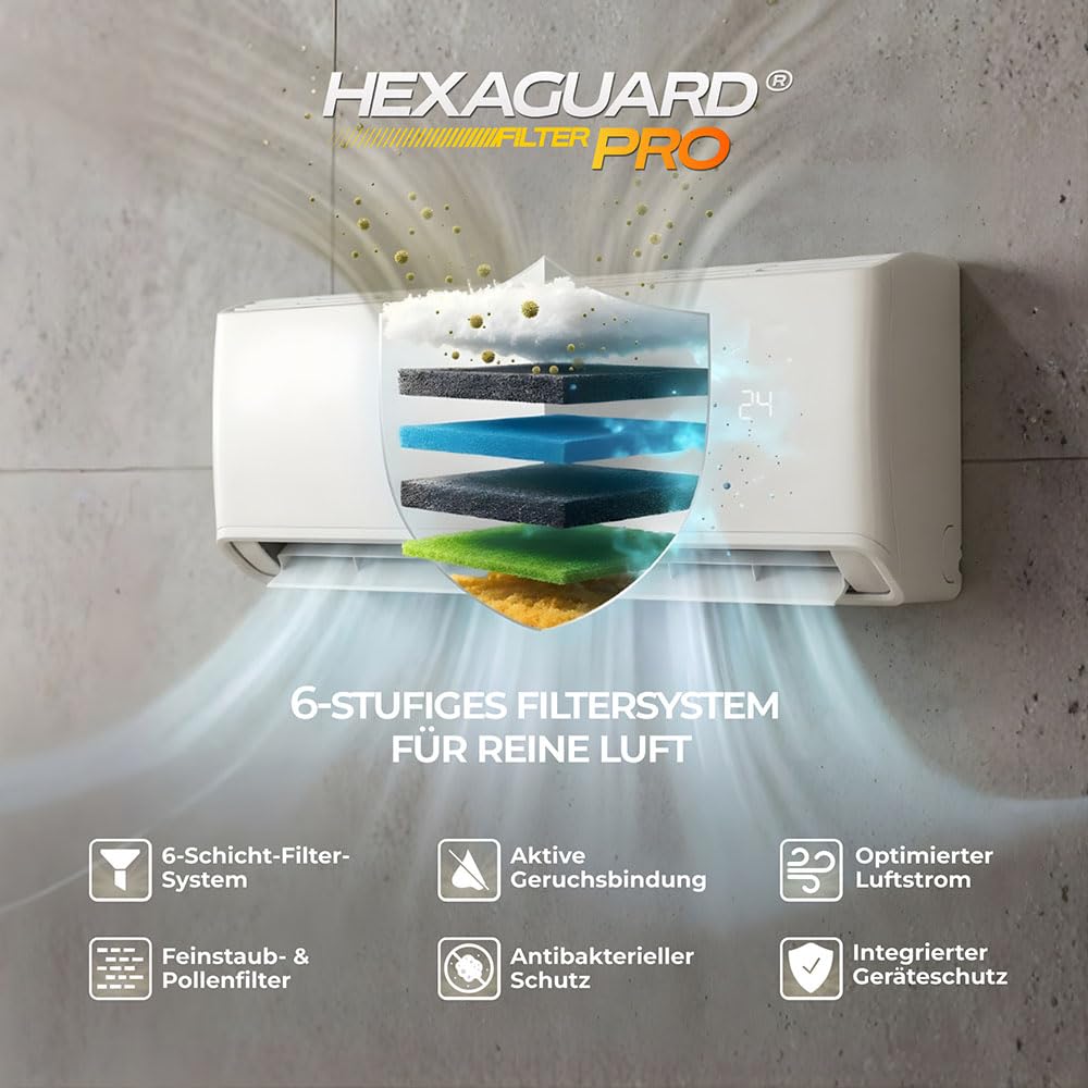 Kältebringer Split Klimaanlage Quick Connect - 12000 BTU (3,5 kW) - Klimagerät mit Heizfunktion, WiFi & App, bis 55qm, sehr leise - 5m Kupferleitung, Kältemittel R32, Montagematerial, Wandhalterung