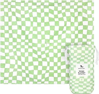 Dock & Bay Picnic Blanket - Quick Dry & Water Resistant - 100% Recycled Materials - Large (66x66) - Margarita Madness