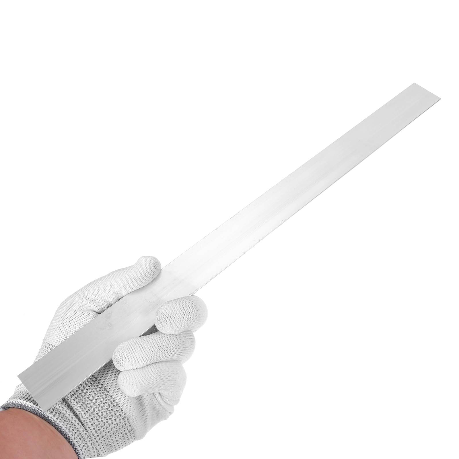 QUARKZMAN 6 Stück Alu Flachprofil 2 x 30mm Aluminium Leisten Flach 406.4mm Länge 6061 Quadratische Aluminium Profile Massiv Neu Walzlagersilber für Industriegebäude Konstruktion Silber