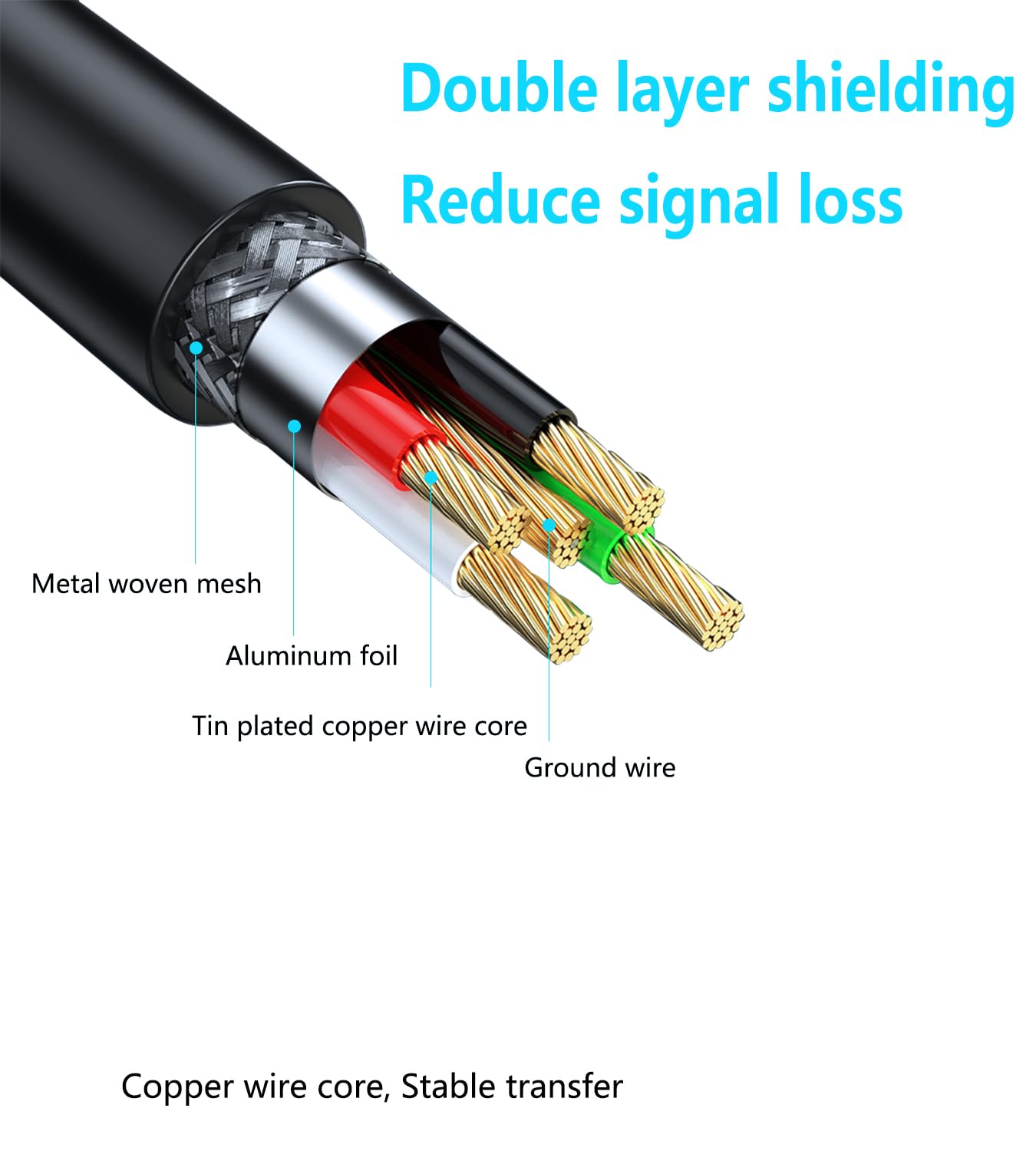 YACSEJAO - Cavo USB 2.0 per Stampante a 90 Gradi, da Maschio a B Maschio, Angolo Retto, Stampa Ad Alta Velocità 480 Mbps, Nero