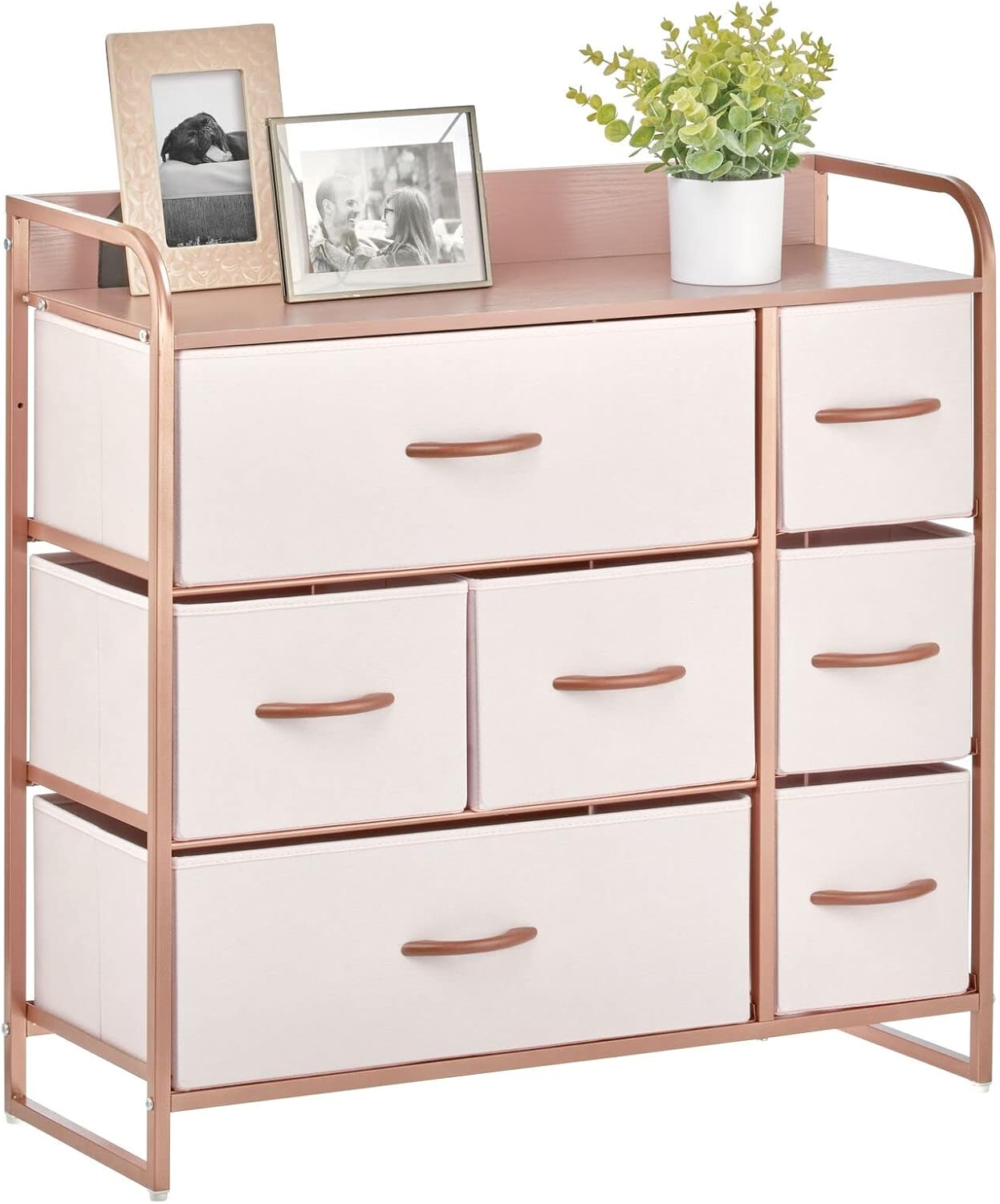mDesign Chest of Drawers — Bedroom Storage Drawers for Clothes, Socks