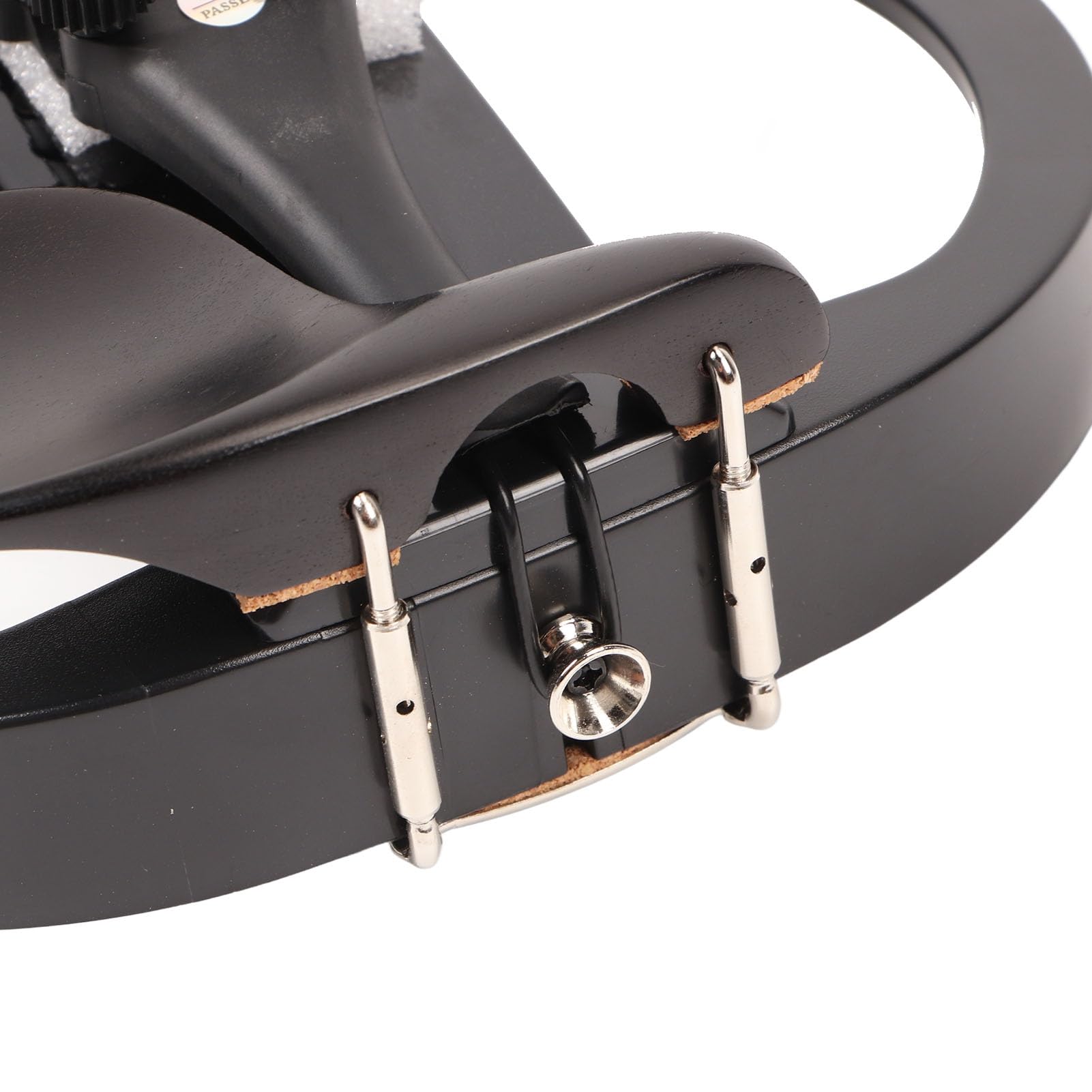 Violino Elettrico Silenzioso 4/4 con Suono Regolabile e Pickup Integrato per Esercitazioni Ed Esibizioni Adulti e Principianti Fibra di Carbonio Nero
