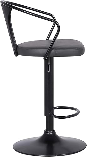 Miniatura 5 de Armen Living Taburete ajustable Eagle, gris