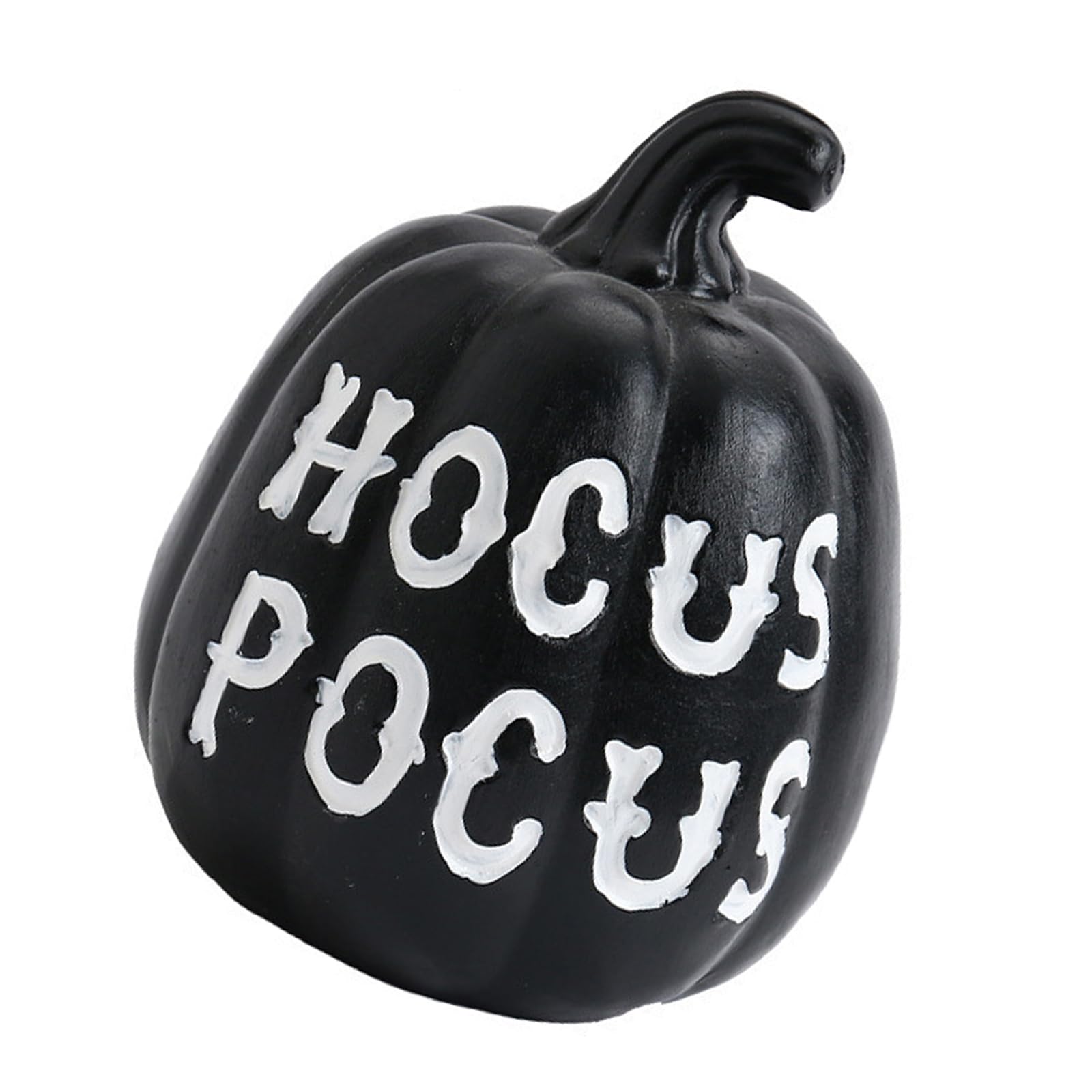 YWLUUOO Halloween Pumpkin Resin Figurine Elegant Halloween Pumpkin Shape Figurine Ornament Charm for Festival Decoration Homes Accent