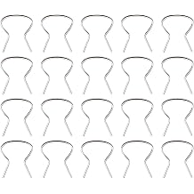 20PCS Car Window Handle Crank Retainer Clip, Door Handle Clip, Metal Car Window Handle Fasteners for Securing Doors Handle Cranks, 76980 Door Handle Metal Retaining Clip Fits Most Cars 20PCS