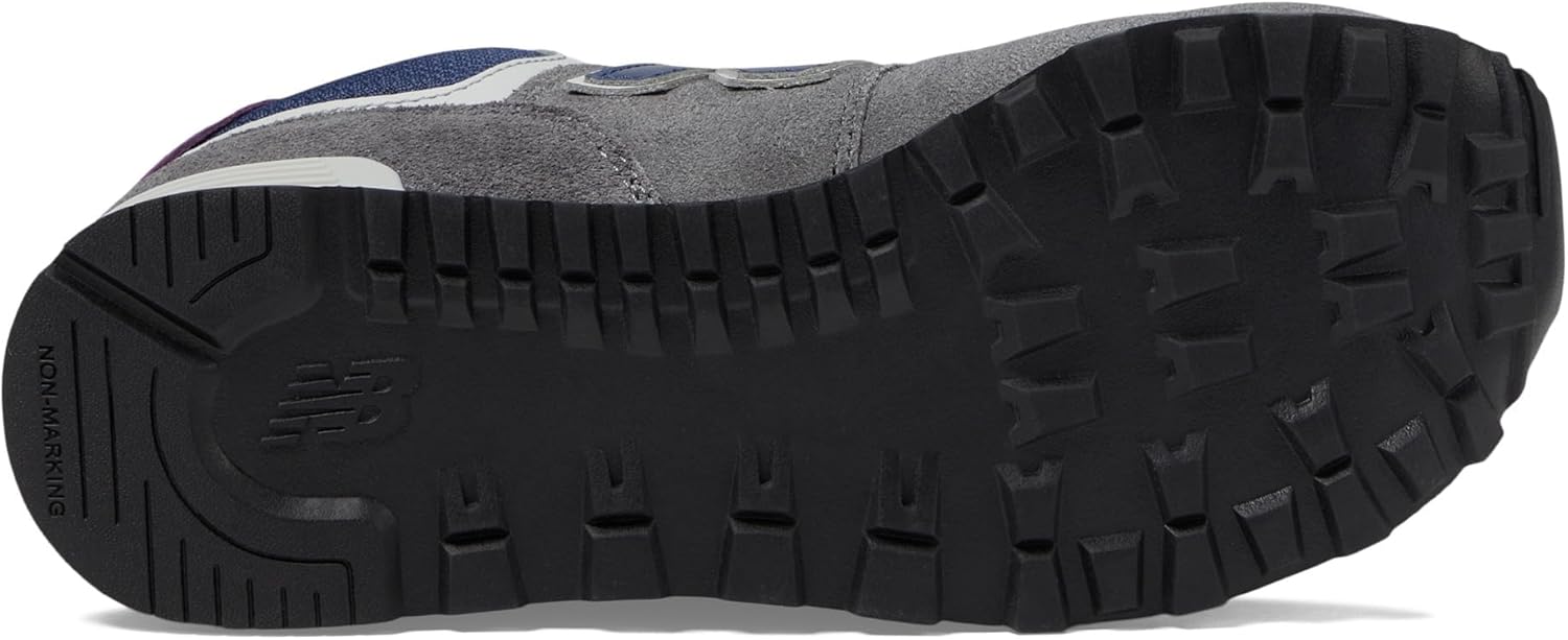 New Balance Kids 574 V1 70s Racing Lace-up Sneaker, Castlerock/NB Navy, 5.5 W Big Kid (8-12 Years) - Image 4