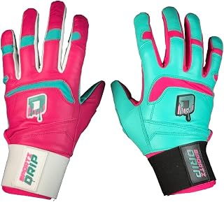 Clash Batting Gloves Pink Teal