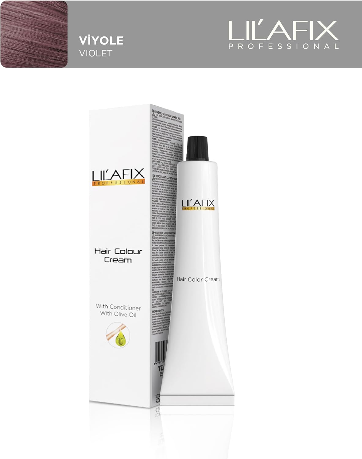 Lilafix Tüp Saç Boyası 60 ml Viyole