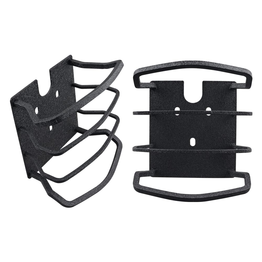 Samman TJ Taillight Guards For Jeep Wrangler TJ & YJ (1987-2006) - Steel Covers, No Drill Installation, Black - View #7