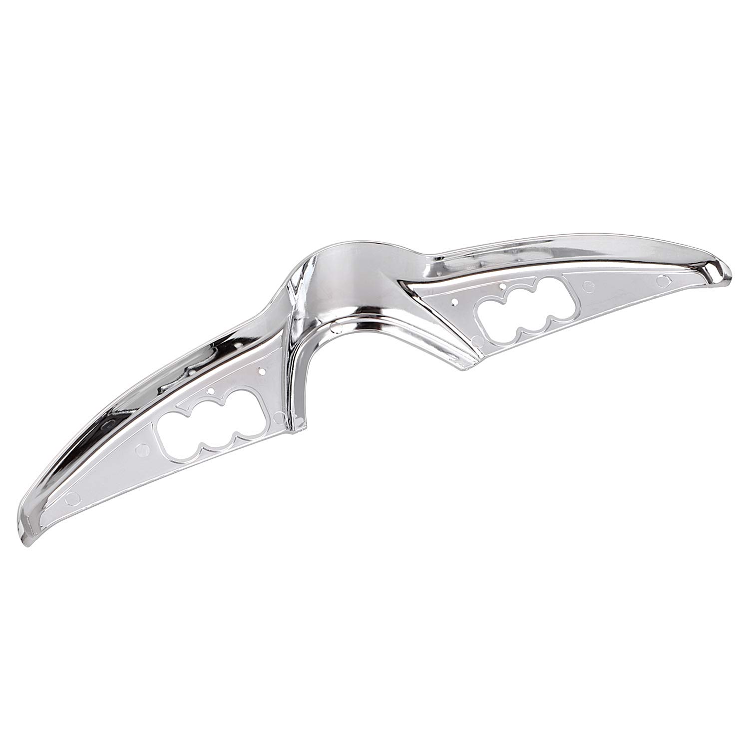 Panneau de commutateur de tableau de bord de moto chromé - Compatible avec Harley Touring Electra Glide Street Glide Tri Glide 2014-2020