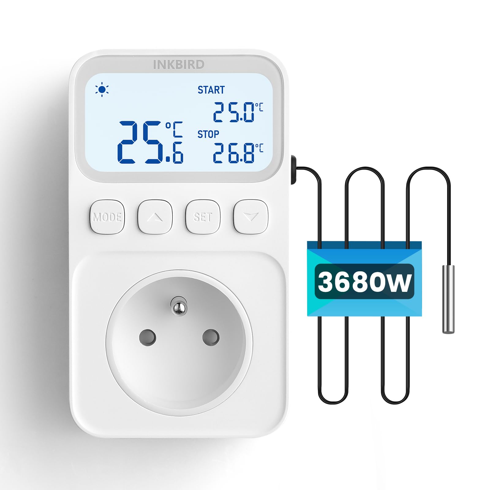 Inkbird ITC-C226T base para controlador de temperatura con casa FR