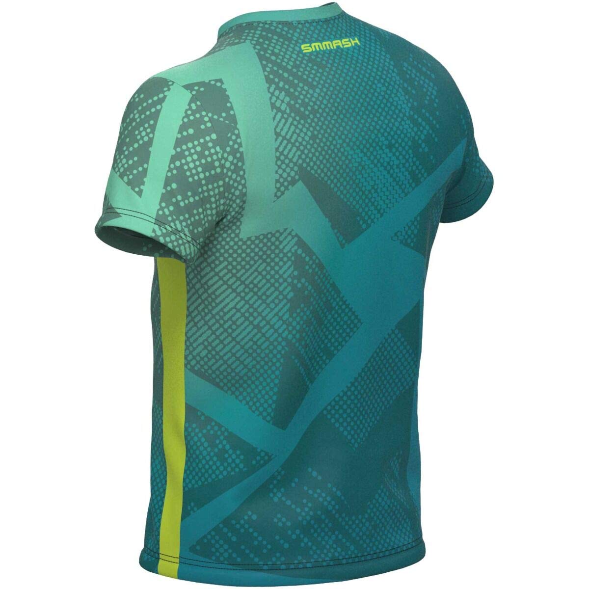 SMMASH Run Fluo Profesionalmente Camiseta de Running para Hombre Manga Corta, Compresión Corriendo Camiseta, Ocr, Outdoor, Material Transpirable y Antibacteriano