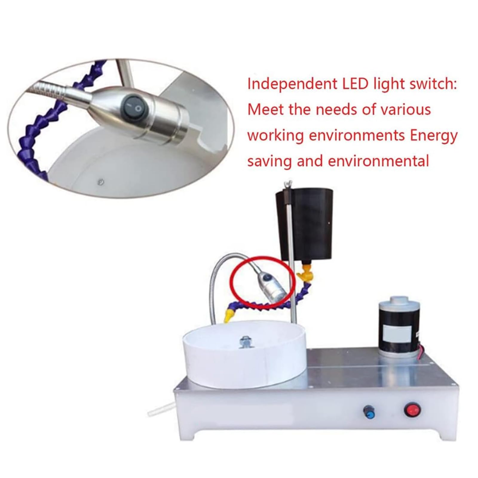 通電確認のみ 丸東製作所 ジェムケン 宝石用研磨機 卓上切断研磨機