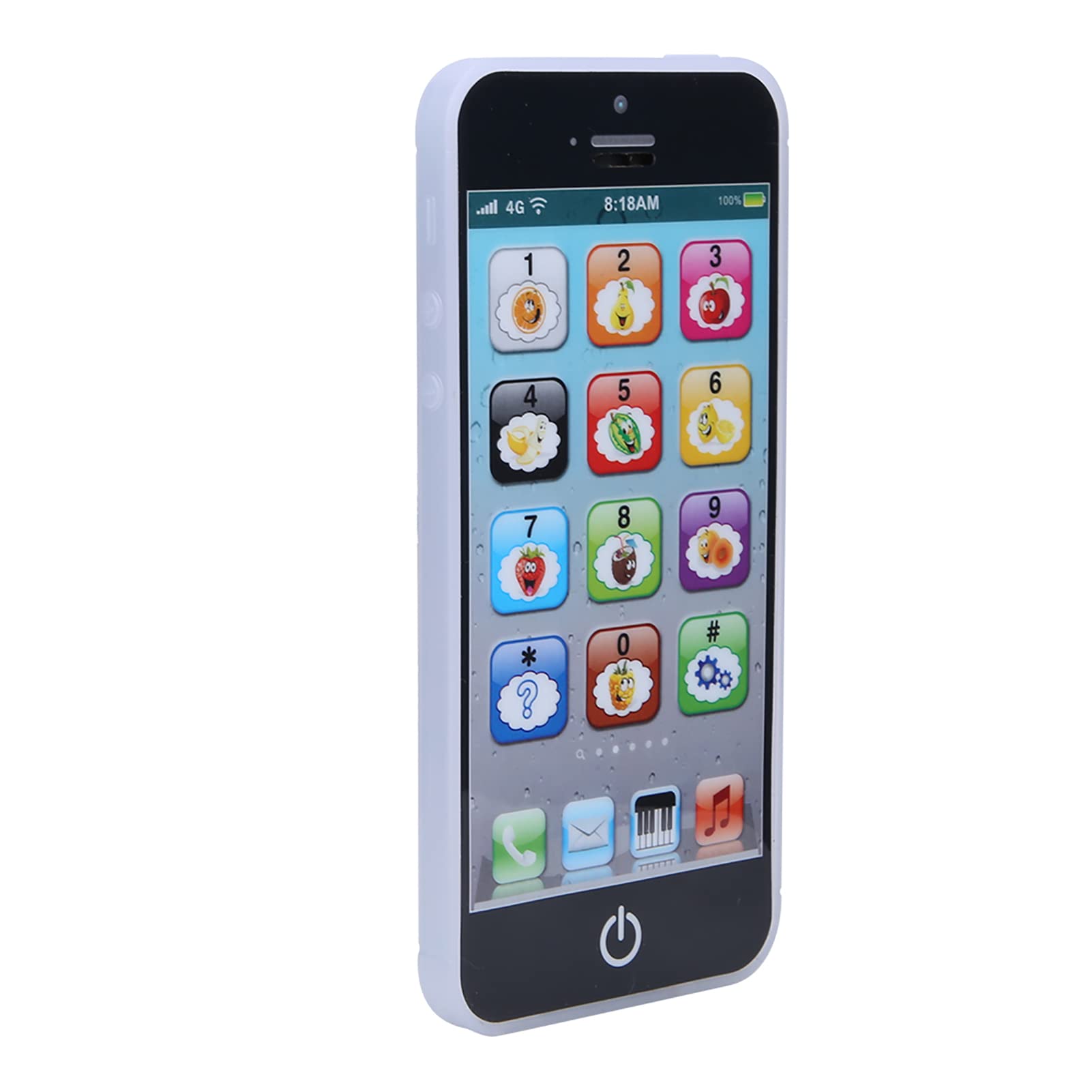 ZASCHMOY Children‘s English Learning Machine – Touch Screen Mobile Phone Toy Early Education Educational Toy for Ages 18+ Months (Black)